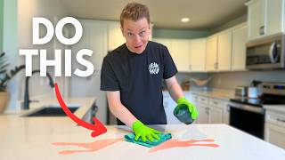 Are You Cleaning Quartz Countertops Wrong [upl. by Oigufer]