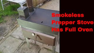 2019 Rocket Stove Prototype Oven Build Details part 3 [upl. by Deaner274]