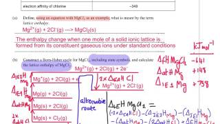 Lattice enthalpy worked questions [upl. by Seys]