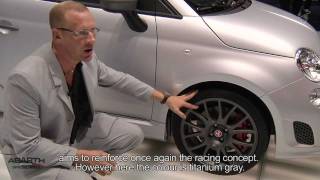 Abarth  Frankfurt Motor Show  Interview with Ruben Wainberg [upl. by Kimberli]