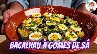 🛑 Bacalhau à Gomes de Sá com Requeijão 🛑 [upl. by Oahc]