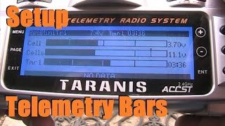 Taranis Telemetry Bars [upl. by Ahsiyk]