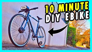 Turn ANY bike into an EBIKE in Only 10 Minutes [upl. by Fendig]