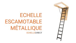 Echelle escamotable métallique accès combles  LMS  LMK [upl. by Glennie617]