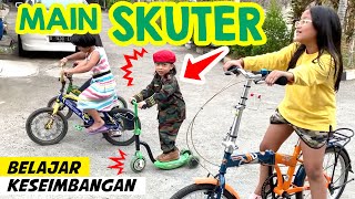 Rex Main Scooter Anak Belajar Keseimbangan  Meluncur Naik Skuter Otoped Tanpa Jatuh [upl. by James]