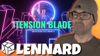 Lennard  GBB23 World League Loopstation Wildcard Round 2  Tensionblade  Newfie Reacts [upl. by Erida]