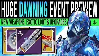 Destiny 2 HUGE DAWNING 2023 PREVIEW New WEAPONS Frost Memento New Armor Exotic Loot Season 23 [upl. by Anelrats140]