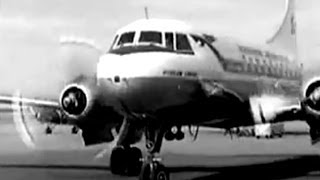 SAS Convair CV440  quotArrival Swedenquot  1965 [upl. by Lonee]