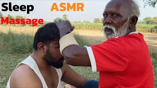 ASMR  HEAD BACK AND ￼CHEST MASSAGE  SLEEP MASSAGE  FULL RELAXATION MASSAGE  babakalu asmr [upl. by Rehteh]