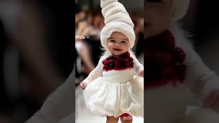 Baby s cute ramp walk in fashion show cutebabys shortfeed trendingshorts [upl. by Ekrub]