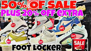 FOOT LOCKER SALE 50 OFF PLUS BUY GET 20 EXTRA DISCOUNT MALUPIT TOL 3K NALANG [upl. by Hnil]