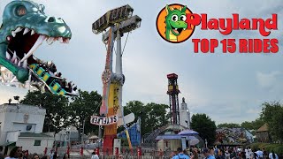 Top 15 Rides at Rye Playland [upl. by Gilda]