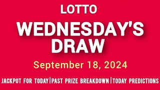 The national lottery lotto draw for wednesday 18 September 2024 [upl. by Schou819]