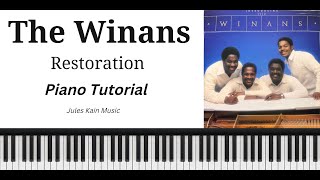 The Winans  Restoration  Piano Tutorial [upl. by Hofmann]