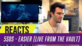 Producer Reacts to Easier  5SOS Live From The Vault [upl. by Essirahs790]