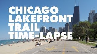 Chicago Lakefront Trail TimeLapse [upl. by Wilkison]