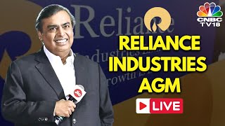 Reliance AGM 2024 LIVE Mukesh Ambani Address LIVE  All Eyes on RILs Growth Plans  CNBC TV18 [upl. by Guild]