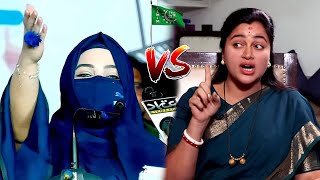 AIMIM leader Syeda Falak Reply On Navneet Rana Statement [upl. by Katee]