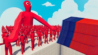 200x FIRE ZOMBIE  1x GIANT vs EVERY GOD  Totally Accurate Battle Simulator TABS [upl. by Pellegrini]