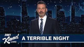 Jimmy Kimmel Reacts to Donald Trump Winning the Presidential Election [upl. by Oflodur]