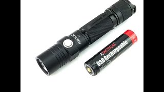 Wowtac Atatical A1 Flashlight Review [upl. by Anirhtak]