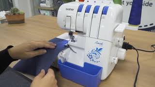 Curso de uso Máquina Brother Overlock 3534DT [upl. by Murdock]