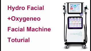 CO2 bubble Facial therapy  HydraFacial  Ultrasonic RF Multifunctional Facial Spa machine [upl. by Trygve413]