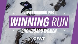 Erin Sauve Winning Run I 2024 Fieberbrunn Pro [upl. by Aenotna]