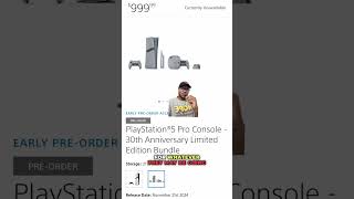 Advice on Waiting for a PS5 Pro Restock PS5Pro Scalpers Restock LimitedEdition Sony Gaming [upl. by Annyahs]