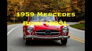 1959 Mercedes Benz 190SL Roadster [upl. by Odnumde]