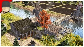 Banished  FARMS amp DECORATION  Ep02 Modded Banished Gameplay [upl. by Soracco334]