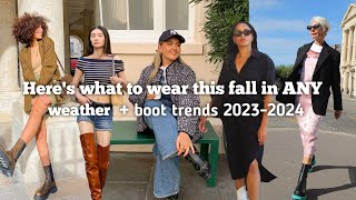 Heres what to wear this fall every day  the biggest boot trends 20232024 [upl. by Hanima]