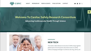 Medical Website Design San Diego  Cardiac Safety Research Consortium [upl. by Neahs]