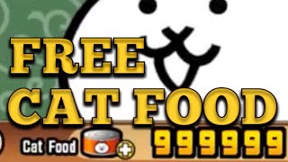 The BEST Way to Get Free Cat Food in Battle Cats 20242025 [upl. by Norga]