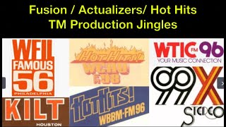 TM Productions FUSION  ACTUALIZER  HOT HITS Jingle Montage  Late 1970s  Early 1980s [upl. by Tnek280]