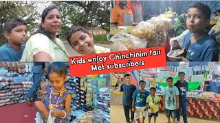 Kids enjoy Chinchinim fair Met subscribers [upl. by Aicsila683]