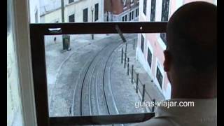 Funicular Elevador de Gloria en Lisboa [upl. by Bennett222]