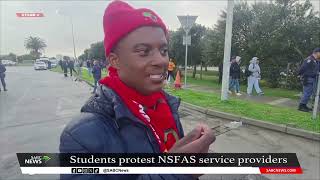 Student unrests at WSU NMU over NSFAS service providers [upl. by Japheth607]