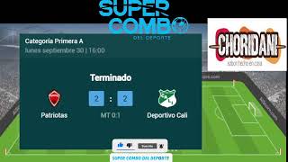 🔴 EN VIVO  Patriotas Vs Deportivo Cali  Sep 30  HOY  supercombodeldeporte DeportivoCali [upl. by Howund897]