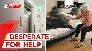 Broken lift leaves sick cancer patient stranded in Sydney apartment  A Current Affair [upl. by Eelyac313]