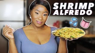 HOW TO MAKE SHRIMP ALFREDO THE EASY WAY [upl. by Brost]