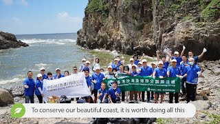 Volunteer Go green Our Volunteers involved in the Beach Cleanup Action [upl. by Ennaecarg]