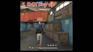 R4X BOY UP ffgameplay [upl. by Agna]