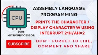 Microprocessor and Assembly Language Programming Part 2 [upl. by Karola]