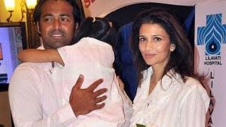 Leander Paes Rhea Pillai Spend Time Together In London  BT [upl. by Radke412]