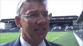 Manager reviews victory at Craven Cottage [upl. by Airemahs888]