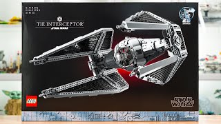 LEGO Star Wars 75382 UCS TIE INTERCEPTOR Review 2024 [upl. by Yeslek]