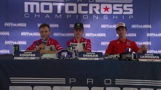 Post Race Press Conference  Washougal National 2023  Pro Motocross [upl. by Curtice833]