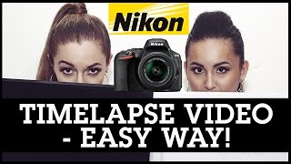 Nikon D5500 Tutorials How To Do A Timelapse Video  EASY WAY [upl. by Woodley]