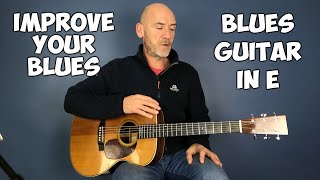 Blues guitar lesson in E [upl. by Neiluj]